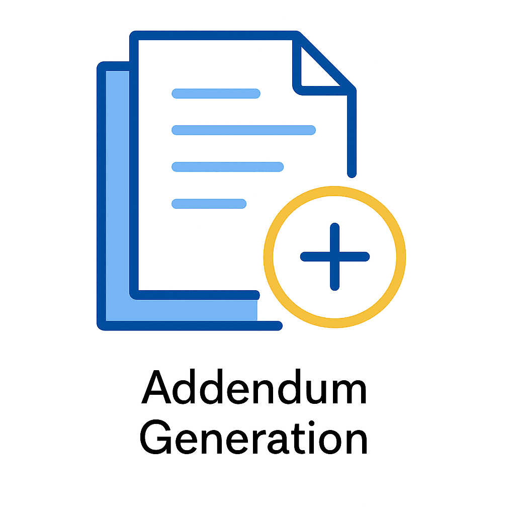 Addendum Generation